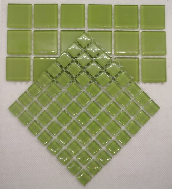 Mosaic Tiles - Lime Green