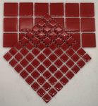 Mosaic Tiles - Cherry Red