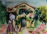Girl Flower House