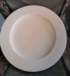 Plate with rim