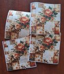 Coasters - Brown Rose