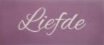 Silk Screen Stencil - Liefde
