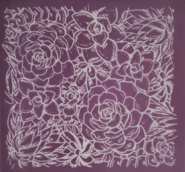 Silk Screen Stencil - Lily's Succulents