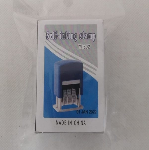 Self inking date stamp