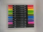 12 Dual tip Bruch pens