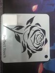 Rose stencil