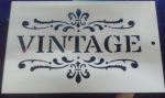 Vintage stencil