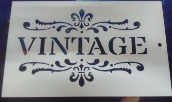 Vintage stencil
