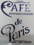 Cafe stencil