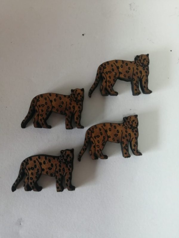 Wooden leopard